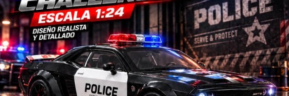 Dodge Challenger Patrulla Policial Desmontado