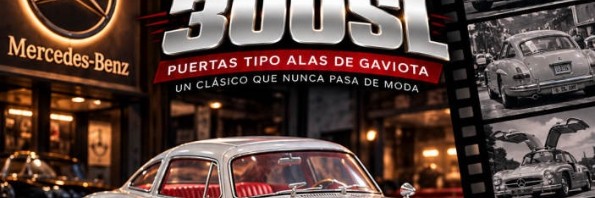 Mercedes-Benz 300 SL Alas de Gaviota Desmontado