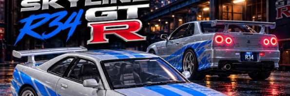 Nissan Skyline GT-R R34 Paul Walker Desmontado